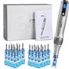 cenoz Microneedling Pen M8S - Set professionale con 20 cartucce e aghi | Cartucce per microneedling wireless Derma Pen (12 pin, 36 pin, nano) per penna micro aghi Ultima M8S, 6 velocità regolabili