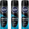NIVEA MEN Deep Black Carbon Beat Deodorante Spray Uomo, Antitraspirante 72H, con Carbone Attivo, Protezione Anti-Odore, 150 ml (3)