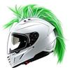 NICEYEA Parrucca per casco da moto, accessorio per casco Mohawk, parrucca decorativa adatta per casco da sci, moto, bicicletta