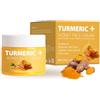 Uzionoie Crema Viso Alla Curcuma,Vitamina C Turmeric Face Cream, Viso Collagene Per Pelle Secca,Riparatrice Antiossidante Alla Curcuma,Cremas Schiarente Macchie Corpo,Ridurre Le Macchie Chiare