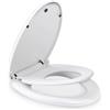 ArredoVivo Sedile WC Familiare Soft Close Coperchio Magnetico Rimovibile | Copriwater con cerniere regolabili a 360° e inserto rimovibile per bambini e adulti.