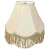 LNNXSZ Paralume Paralume Bell 6 Superiore X 13 Inferiore X 9,25 Paralume con frange smerlate alte for lampade da tavolo e da terra Handc(Gold)