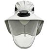 Generico Cappello Solare con Ventilatore Incorporato Protezione Solare E | Cappello Estivo Con Ventola E Rete Per Pesca, Trekking, Campeggio, Spiaggia, Vacanze Estive E Viaggi