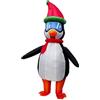 Generico Gonfiabile Carino E Divertente Gonfiabile di Natale per Adulti Gonfiabile A Batteria Set di Pinguino Gonfiabile per Feste di Compleanno in Maschera di Natale