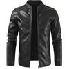 Generico Giubbotto Pelle Uomo Giacca Primaverile Uomo Piumino Invernale Giubbotto Renna Camoscio Giacca Nero Giubbotti Invernali In Pelle Conbipel Estivo Giacche Estive Biker Moto Giubbino Primavera Elegante