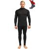 Merino.tech Set Intimo Termico Uomo 100% Lana Merino con Cerniera + Calze | Anti-Odore e Fresco Set Intimo Termico con Zip, Termoregolante per Sci, Trekking e Outdoor