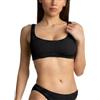 BELLISSIMA BY FAP Top Onde Costume da Bagno Donna, Parte Superiore del Bikini, Costume Mare (IT, Testo, L, Regular, Regular, Nero)