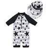 BONVERANO Costume da Bagno per Neonato Vestiti Interi Manica Lunga Protezione UV 50+ Costumi da Bagno con Cerniera