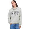 Gap Felpa da Donna con Cappuccio e Cappuccio, Grigio Erica Chiaro., X-Small