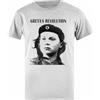 Udaytee Greta's Revolution Thunberg T-Shirt Basic da Uomo in Cotone Grigio