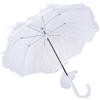 P'tit Clown - 24297 - Ombrello in pizzo - Ø 50 cm - bianco