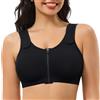 Junlan Reggiseno Post-Operatorio Senza Ferretto, Reggiseno Compressivo Dopo Intervento con Spalline Regolabili, Kabelloser BH in Cotone Traspirante per Mastoplastica, Nahtloser Sport BH