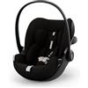 CYBEX Gold Seggiolino auto Cloud G3 Plus, Dalla nascita a circa 24 mesi, Per bambini da 40 cm a 87 cm, Max. 13 kg, Funzione di rotazione a 180°, Tessuto a rete, Incl. riduttore per neonati, Moon Black