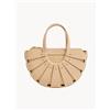 Maison Héritage Borsa a mano in pelle fatta a mano Mini Sparti - Beige