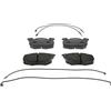 FERODO Kit pastiglie freni Anteriore Con contatto segnalazione usura senza accessori FDB719 Compatibilità con PEUGEOT 306 2 volumi/Coda spiovente 7A, 7C, N3, N5 106 II Hatchback 1A, 1C 106 I 1A, 1C
