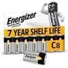 Energizer Alkaline Power - Batterie C (Confezione da 8) - 1,5V Alcaline