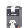 AqpetFriends Nappy Pet Carbo Tappetino Assorbente Con Strisce Adesive Al Carbone Attivo 30 pz