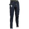 Cofra Jeans da lavoro Cabries, resistenti con tasche utility Personalizzate o neutre