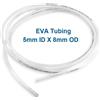 ELECQUEEN Tubo flessibile per birra da 3 m, tubo EVA a doppia parete per birra fatta in casa ID 5 mm diametro esterno 8 mm Tubo per birra Tubo flessibile Barriera interna senza schiuma