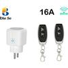 Diese Interruttore presa telecomando intelligente senza fili 220V 4000W 16A EU FR Spina universale Presa elettrica ON OFF remota per l'illuminazione
