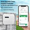 INKBIRD Smart Sprinkler Controller IIC-600-WIFI 6 zone Controller di irrigazione automatico per pioggia salta la regolazione stagionale delle piante