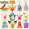 Potdemiel Pokemon Pikachu Mew Squirtle Eevee Charmander Kawaii peluche ciondolo animali di peluche zaino ciondolo portachiavi piccola bambola regalo