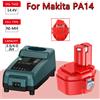 BATTOOL Batteria NI-MH da 3,5 Ah/4,0 Ah 14,4 V per Makita PA14 1422 1433 1420 192600 -1 6281D 6280D 6337D Batteria ricaricabile per utensili elettrici