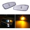 SOYAVISION Lampada a LED laterale con indicatore di direzione nero per Jeep Renegade 2015-2019 Accessori Copertura della luce del segnale di avvertimento con riflessione laterale