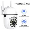 BoyKeep Ease Life APP Telecamera di sicurezza WiFi wireless 1080P HD per interni/esterni, visione notturna a colori, audio bidirezionale, 360 ° Nero Y108