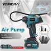 Yofidra Pompa Elettrica per Pneumatici YOFIDRA, Gonfiatore ad Alta Pressione con Display Digitale, Compressore d'Aria per Auto Compatibile con Batteria Makita 18-21V