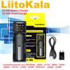 LiitoKala Lii-100C Lii-100 3.7V Li-Ion 1.2V Ni-MH-Cd 2A Caricatore intelligente USB per batterie 18650 18350 26650 16340 RCR123 14500