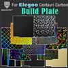 BEGRINT Piastra di costruzione 260x271 per piastra in carbonio Elegoo Centauri Foglio PEF liscio PEO PET per piastra di costruzione Heatbed per stampante 3D Centauri Carbon