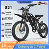 DEEPOWER Bicicletta Elettrica DEEPOWER 250W 48V 25Ah, Bici Elettrica Fuoristrada con Display LCD, Pneumatici Fat da 20 Pollici, 7 Velocità, E-bike per Tutti i Terreni, Disponibile in Stock UE