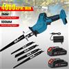Vremota Sega elettrica a batteria da 100 mm, 3000 giri/min, velocità variabile, per taglio metallo e legno, compatibile con batteria Makita 18V