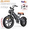 JANSNO Bicicletta elettrica Jansno X50 per adulti, batterie al litio 48V17Ah, pneumatici fat da 20 pollici 4.0, e-bike da montagna/neve, bicicletta elettrica 750W