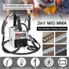 NONE Saldatrice 2-in-1 MIG/MMA con Display Digitale 160A, Inverter IGBT DC, Saldatrice ad Arco con o senza Gas Protettivo
