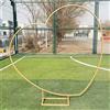 ELOOLE Arco Nuziale in Metallo a Forma di Cuore, Struttura per Palloncini e Fiori, Sfondo Dorato, Decorazione Fai-da-Te per Matrimoni ed Eventi