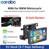 CARABC Schermo di Navigazione Digitale da 6 Pollici con CarPlay Wireless e Android Auto per Moto BMW F750GS R1200GS R1250GS R1300GS