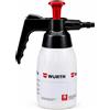 Würth Spruzzatore a pressione da 1 litro adatto per prodotti chimici e acidi Wurth, spruzzatore industriale per detailing auto, officina e industria - ugello regolabile