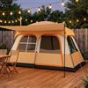 ELOOLE Tenda da Campeggio Grande per 4-6 Persone, 2 Stanze, Tenda Familiare Grande, Tenda da Spiaggia e Pesca, Attrezzatura da Viaggio per Famiglie, Attrezzatura da Backpacking per Esterni, Impermeabile e