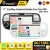 Podofo Autoradio Android 7" con CarPlay per Fiat 500 2007-2015, Sistema Intelligente 2din, Ricevitore GPS Stereo, FM RDS, Autoradio, Unità di Navigazione per Cruscotto, Lettore Multimediale per Auto