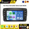 Podofo Autoradio Android da 7 pollici con CarPlay per Mercedes-Benz CLK W209 1998-2004, Sistema Intelligente per Auto, Ricevitore Stereo GPS FM 2din, Lettore Multimediale per Auto, Autoradio, Unità
