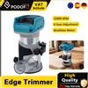 NONE Podofo Fresatrice Elettrica Professionale a Velocità Variabile con Base in Alluminio, Taglierina per Bordi Regolabile, Macchina per Intaglio del Legno, Utensili Fai-da-Te