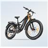 CEAYA Bicicletta elettrica con sensore di coppia, per adulti, batteria LG 48V 20Ah, CEAYA M500 City ebike, pneumatici fat 26*4.0, mountain bike elettrica con sospensione completa DNM, autonomia 100KM+.