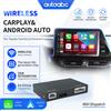 AUTOABC Box Interfaccia CarPlay per Toyota C-HR, RAV4, Highlander, Tundra, Sienna, Prius, Yaris, Camry - Modulo Decoder Wireless CarPlay/Android Auto con AirPlay e Navigazione GPS