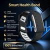 GUHUAVMI Nuovo Braccialetto Intelligente Senza Schermo per la Salute, ECG+PPG, Pressione Sanguigna, Frequenza Cardiaca, Monitoraggio del Sonno 24/7, Fitness Tracker, Smartwatch per Uomini e Donne