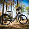 Ttgo Bicicletta Elettrica TTGO Z5 Mid Drive 250W con Sensore di Coppia Bafang, Batteria 36V 18Ah, Autonomia 130KM, E-bike All-Terrain 27.5" con Tripla Ammortizzazione, Freno a Disco Idraulico, Bici da