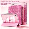 Greliana Custodia Porta Penna per iPad 11ª Gen, Air 11, 10ª Gen, 4, 5, 10.9, 9.7, 13, Cover Trasparente Lucida Scintillante per iPad 7ª, 8ª, 9ª Gen, 10.2, PRO 12.9, 11