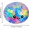 Bandai Squishy a Forma di Raviolo Arcobaleno con Perline, Giocattolo Sensoriale Antistress con Vaporiera in Bambù, Regalo Divertente