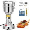 NONE Macchina Macinatrice per Erbe, Cereali e Spezie 220V, Mulino Elettrico da 150g, Macinino con 3 Lame a Sincronizzazione